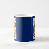 1950s zaadpakket witte squash print koffiemok (Center)