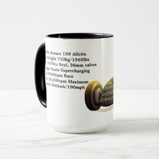 1951 Alfa Romeo 159 Alfetta Specs Mok (Voorkant links)