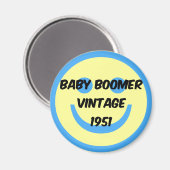 1951 baby-boomer magneet (Voorkant / Achterkant)