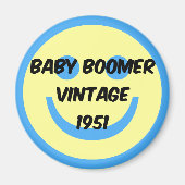 1951 baby-boomer magneet (Voorkant)