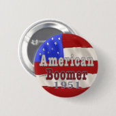 1951 Baby Boomerspeld Ronde Button 5,7 Cm (Voorkant /achterkant)