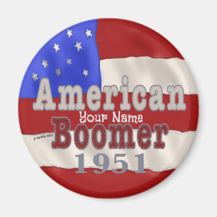 1951 Birthday Baby Boomer Magneet
