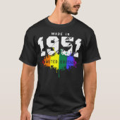 1951 Birthday Gay LGBT  T-shirt (Voorkant)