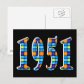 1951 BRIEFKAART (Voorkant / Achterkant)