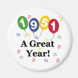 1951 een grote jaardag magneet