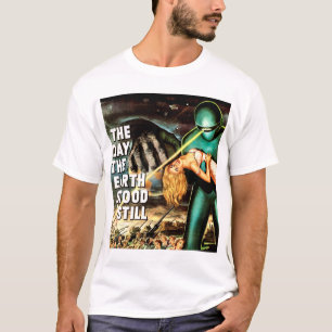 1951 film The Day the Earth heeft nog steeds gebra T-shirt