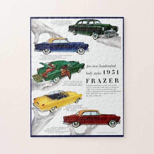 1951 Frazer automobile & Legpuzzel (Verticaal)