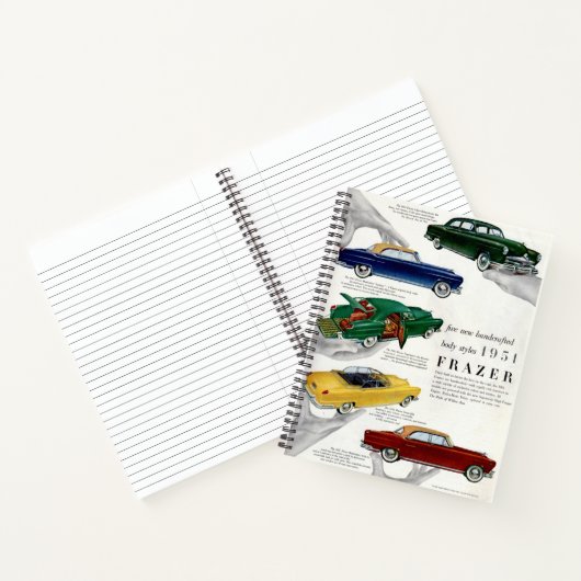 1951 Frazer automobile & Notitieboek (Binnen)