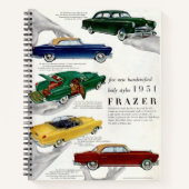 1951 Frazer automobile & Notitieboek (Voorkant)