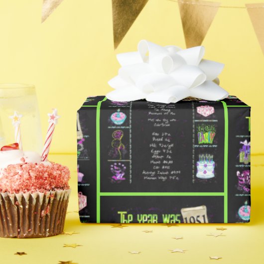 1951 Geboortejaar Trivia Cadeaupapier (Verjaardagsfeest)