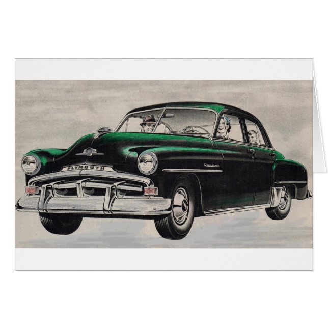 1951 groene Plymouth Cranbrook (Voorkant Horizontaal)
