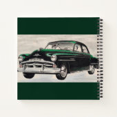 1951 groene Plymouth Cranbrook Notitieboek (Achterkant)