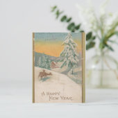 1951 Happy Feestdagenkaart (Staand voorkant)