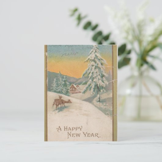 1951 Happy Feestdagenkaart (Staand voorkant)