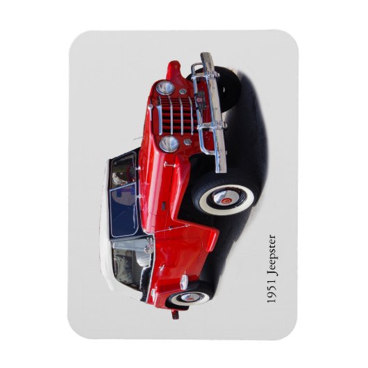 1951 Jeepster top-up magneet (Verticaal)