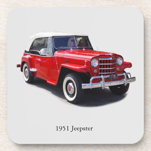 1951 Jeepster top-up set met 6 onderzetters (Voorkant)