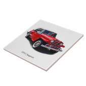 1951 Jeepster top-up tegel Tegeltje (Zijkant)