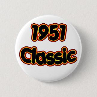 1951 Klassiek Ronde Button 5,7 Cm