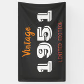 1951 Limited Edition 75e verjaardagsfeest Spandoek (Verticaal)