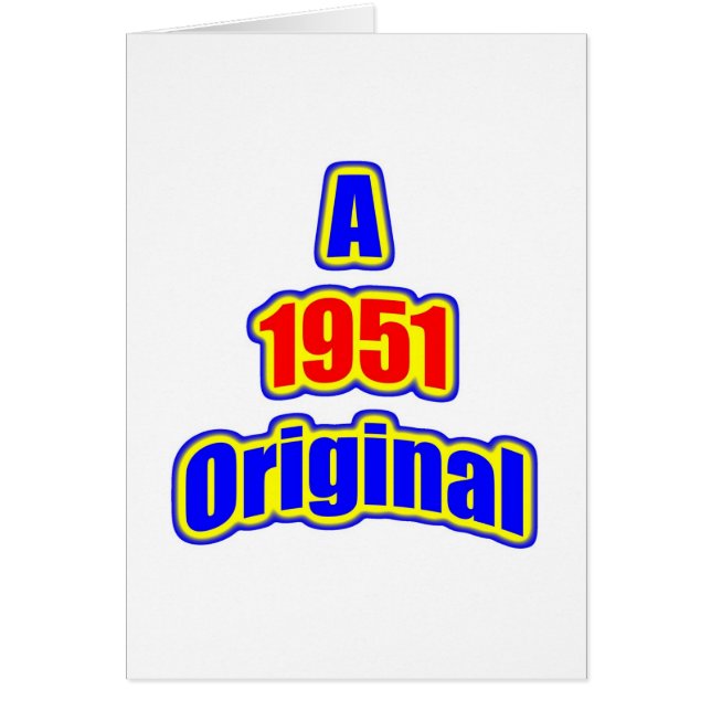 1951 Oorspronkelijk Bl Red (Voorkant)