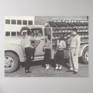 1951 Soft Drink Truck Poster