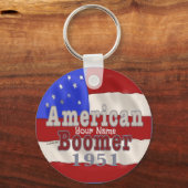 1951 Verjaardag Baby Boomer sleutelhangers (Voorkant)