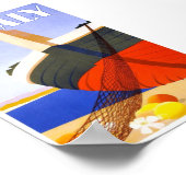 1951 zomer in italië Poster van de Italiaanse reis (Hoek)