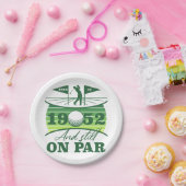 1952 70e verjaardag Golf Lover Papieren Bordje (Feest)