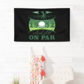 1952 70e verjaardag Golf Lover Spandoek (Insitu)
