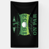 1952 70e verjaardag Golf Lover Spandoek (Verticaal)