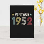  1952 70ste verjaardag Gift 70 jaar oud Kaart (Gele Bloem)
