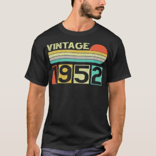  1952 70ste verjaardag Mannen van de geboorte Vrou T-shirt