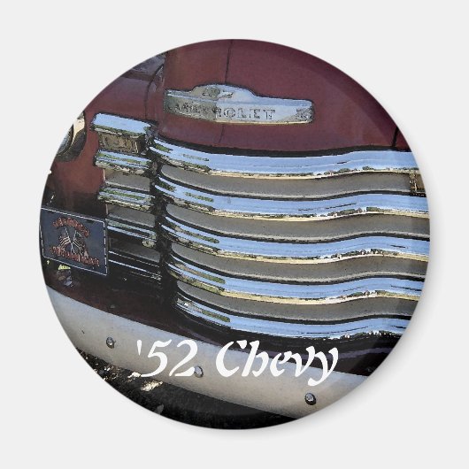 1952 Chevy Truck Grill - Magnet (Voorkant)