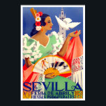 1952 Feria de Sevilla vintage-reis Poster<br><div class="desc">1952 Feria de Sevilla vintage-Poster</div>