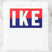 1952 Ike voor President Rechthoekige Sticker (Tas)