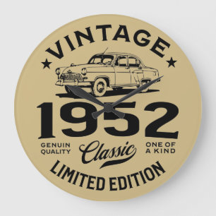 1952 Klassieke 70 jaar oude 70e vaderdag Grote Klok