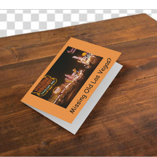 1952 Las Vegas Golden Nugget Feestdagen Kaart