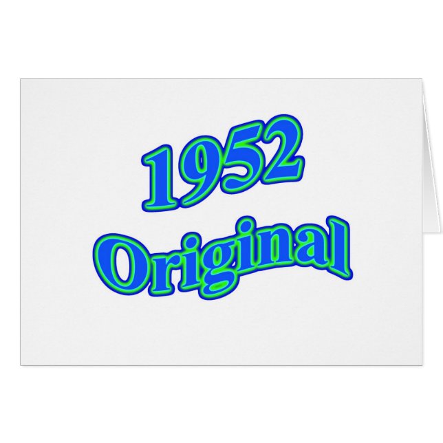 1952 Origineel Blauw Groen (Voorkant Horizontaal)