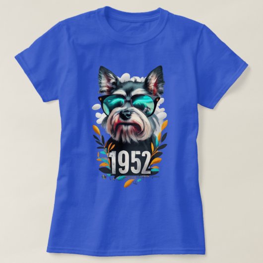1952 Schnauzer T-shirt (Design voorkant)