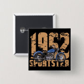 1952 Sportster Vierkante Button 5,1 Cm (Voorkant /achterkant)