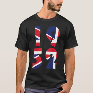 1952 Union Jack Queen's 70ste Platinum Jubileum T-shirt