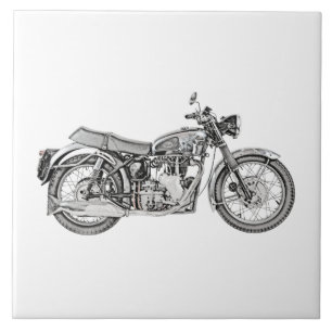 1952 Velocette Venom Motorcycle Tegeltje