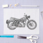 1952 Velocette Venom Motorfiets Trekking Tissuepapier (Craft)