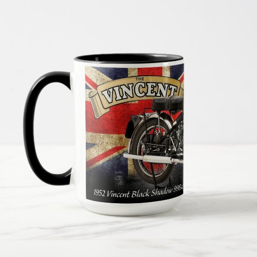 1952 Vincent Black Shadow 998cc Motorbike Mok (Links)