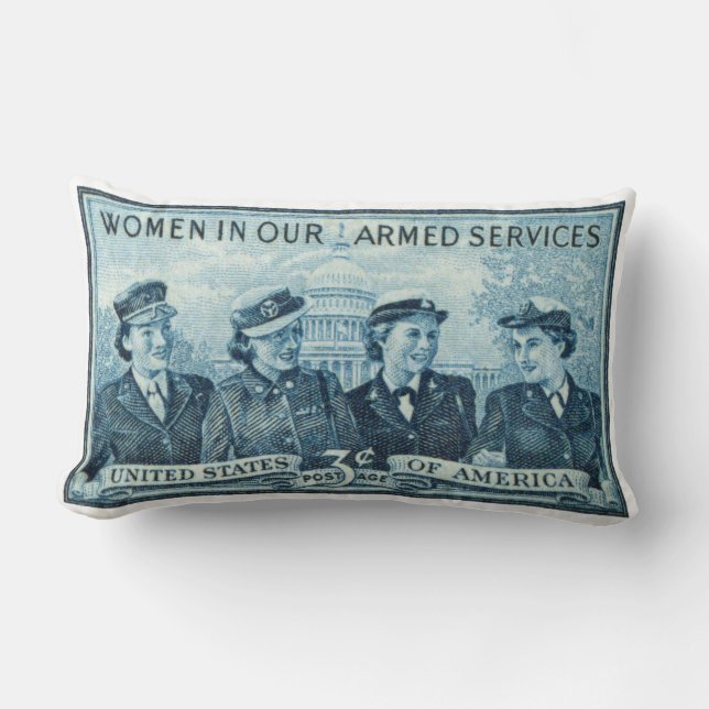 1952 Vrouwen in de Amerikaanse strijdkrachten Kussen (Voorkant)
