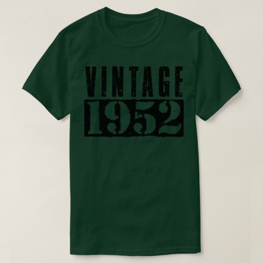 1952 zwarte tekst t-shirt (Design voorkant)