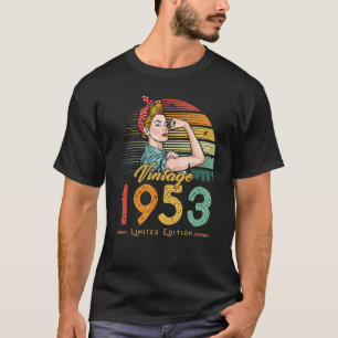  1953 1953 69e verjaardag 69 jaar oud t-shirt