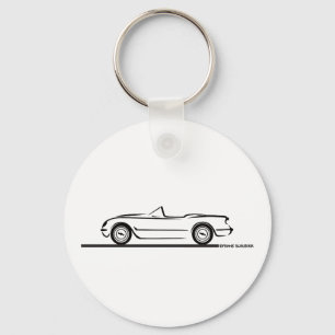 1953 1954 1955 Corvette Sleutelhanger