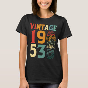 1953 69 jaar oud vogelkamperen B T-shirt