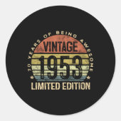 1953 70 70ste ronde sticker (Voorkant)